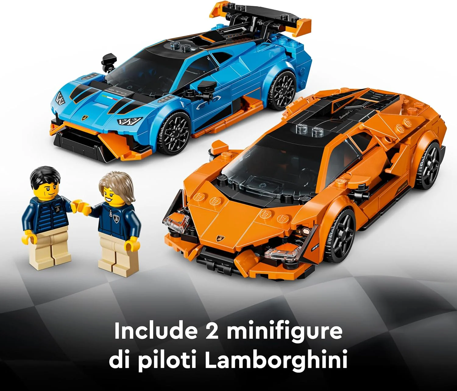 Lego Speed Champions - Lamborghini Revuelto e Huracán STO 77238 - Image 4
