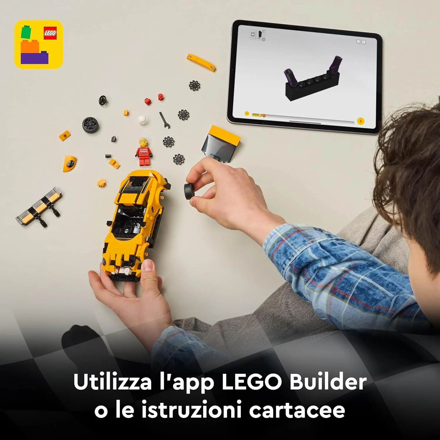 Lego Speed Champions - Super car Porsche 911 GT3 RS 77239 - Image 5