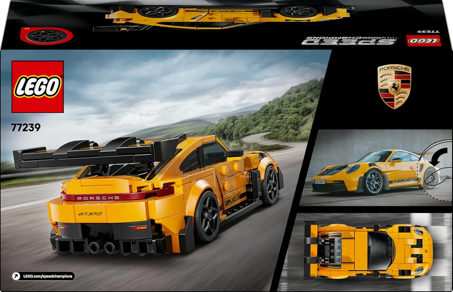 Lego Speed Champions - Super car Porsche 911 GT3 RS 77239 - Image 6