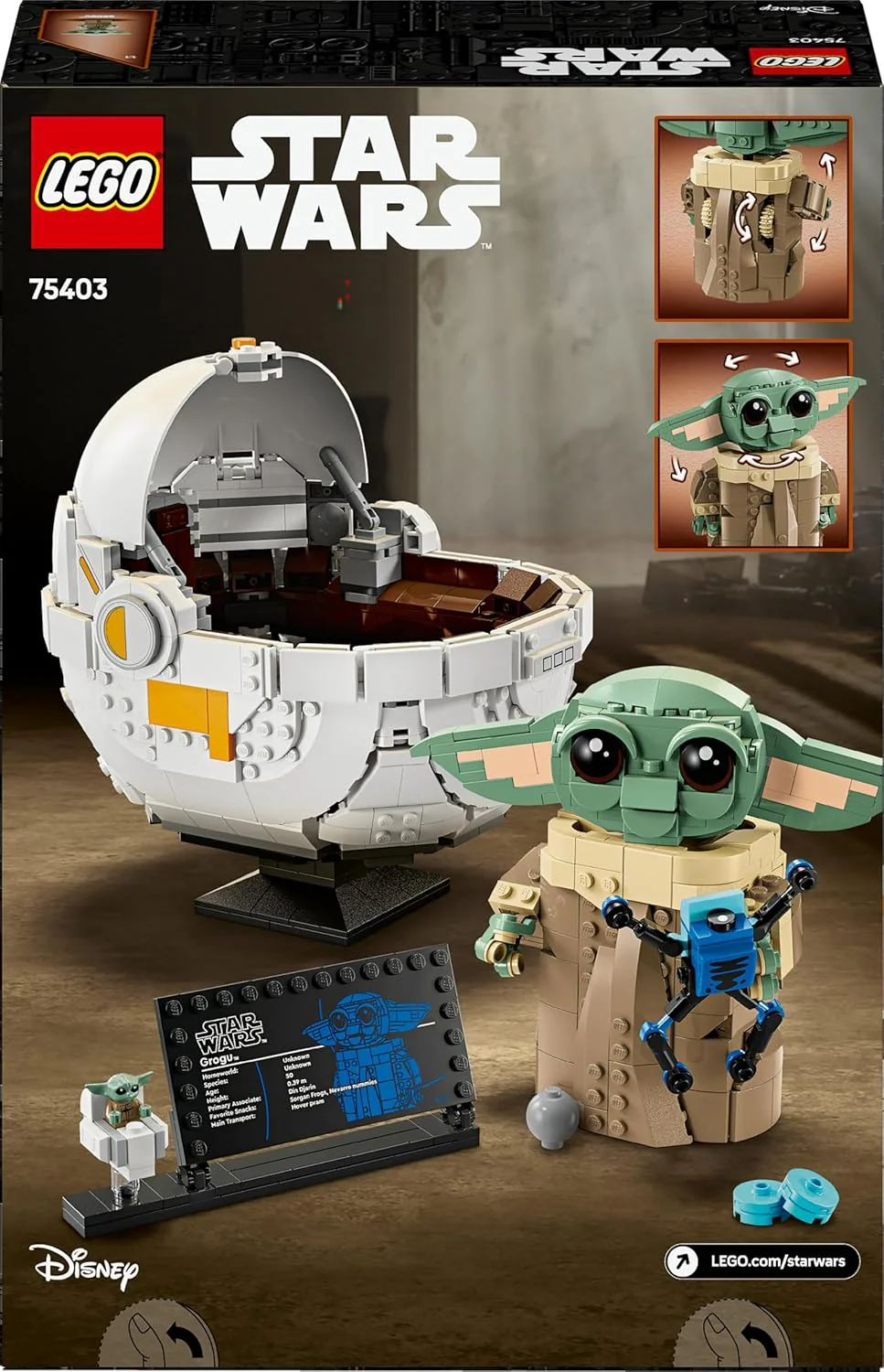 Lego Star Wars - Grogu e Carrozzina 75403 - Image 7