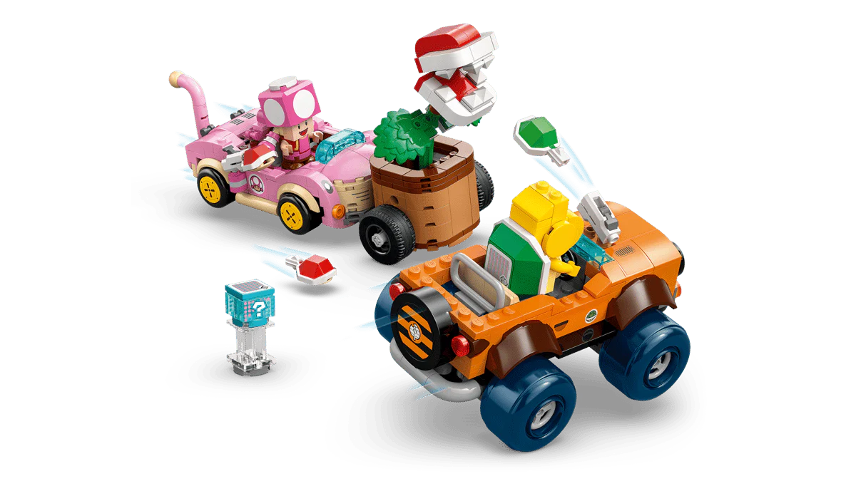 Lego Super Mario - Mario Kart All'inseguimento della Pianta Piranha potenziata 72044 - Image 6