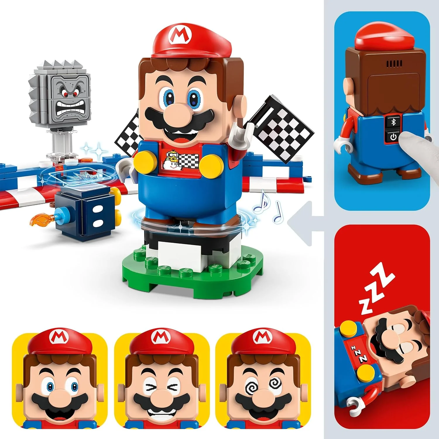 Lego Super Mario - Mario Kart Interattivo e Kart Standard 72043 - Image 4