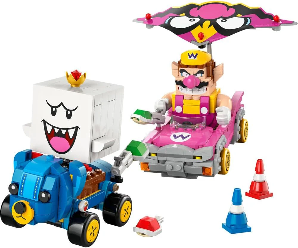 Lego Super Mario - Mario Kart Wario e Re Boo 72038 - Image 3