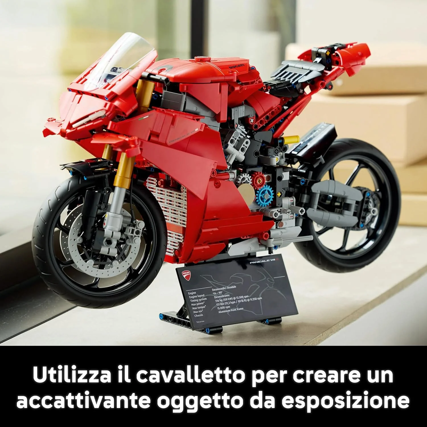 Lego Technic - Motocicletta Ducati Panigale V4 S 42202 - Image 4