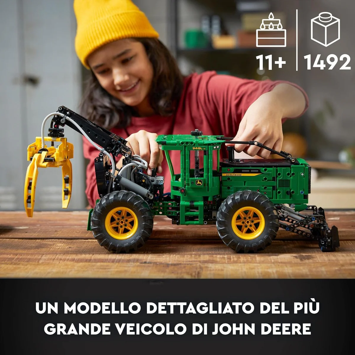 Lego Technic - Trattore John Deere 948L-II 42157 - Image 3