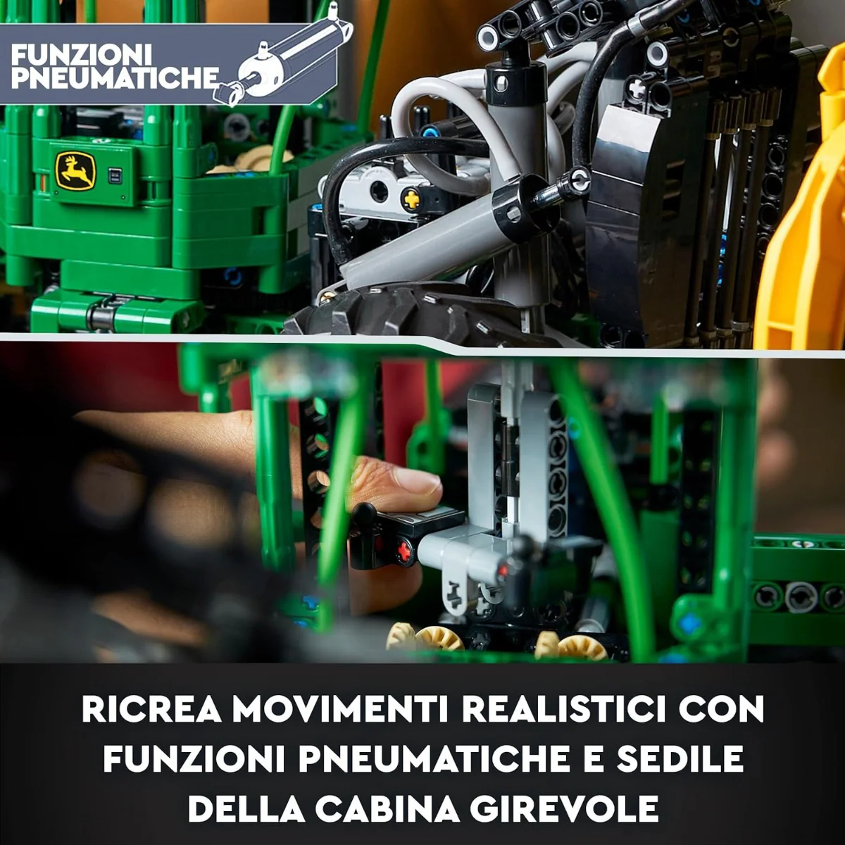 Lego Technic - Trattore John Deere 948L-II 42157 - Image 5