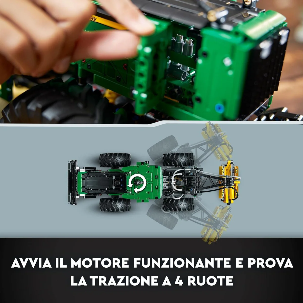 Lego Technic - Trattore John Deere 948L-II 42157 - Image 7