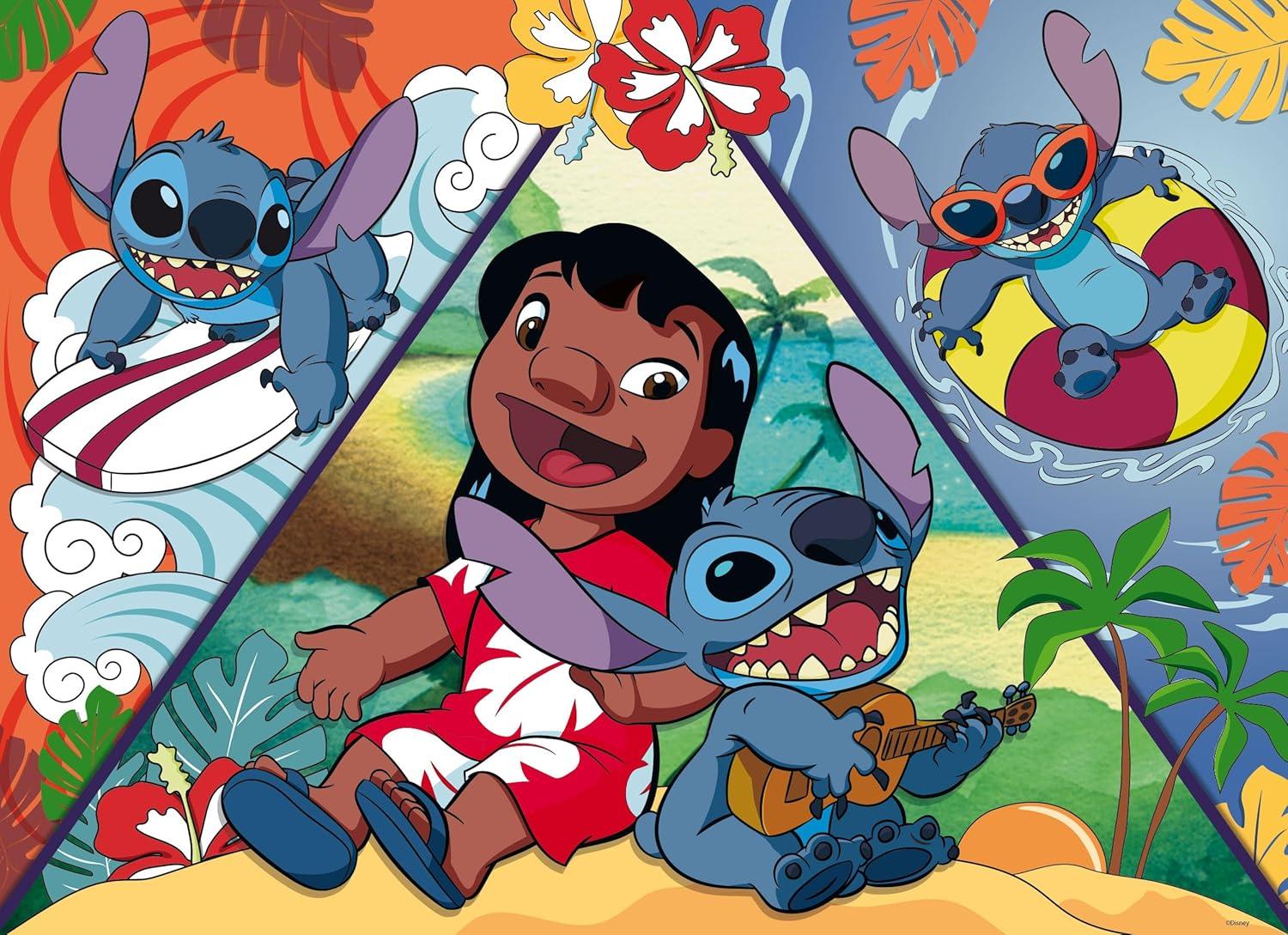 Lisciani - Disney Puzzle Lilo And Stitch maxifloor - Image 2