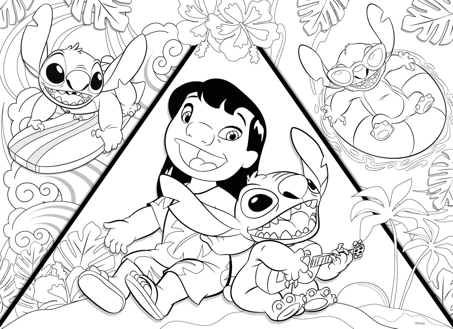 Lisciani - Disney Puzzle Lilo And Stitch maxifloor - Image 3