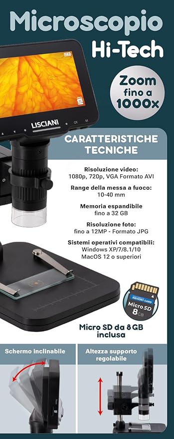 Microscopio Educativo Hi-Tech con Zoom 1000x - Image 4