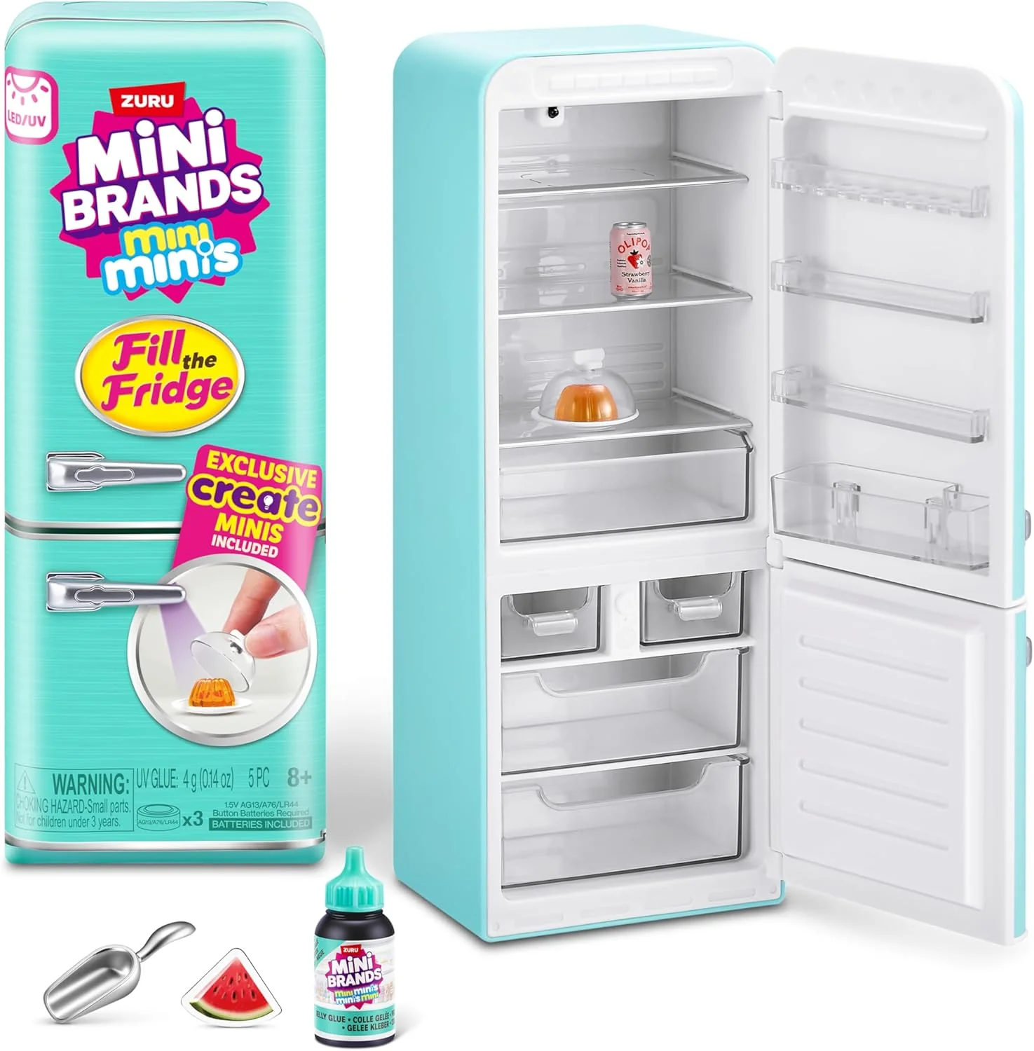 Mini Brands Set da gioco Fill The Fridge Riempi il Frigorifero