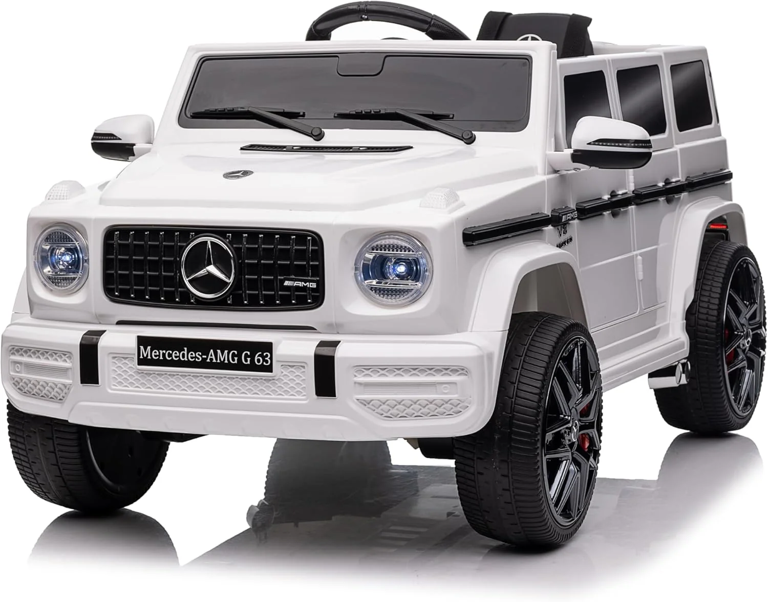 Mini Mercedes Elettrica Classe G Bianca