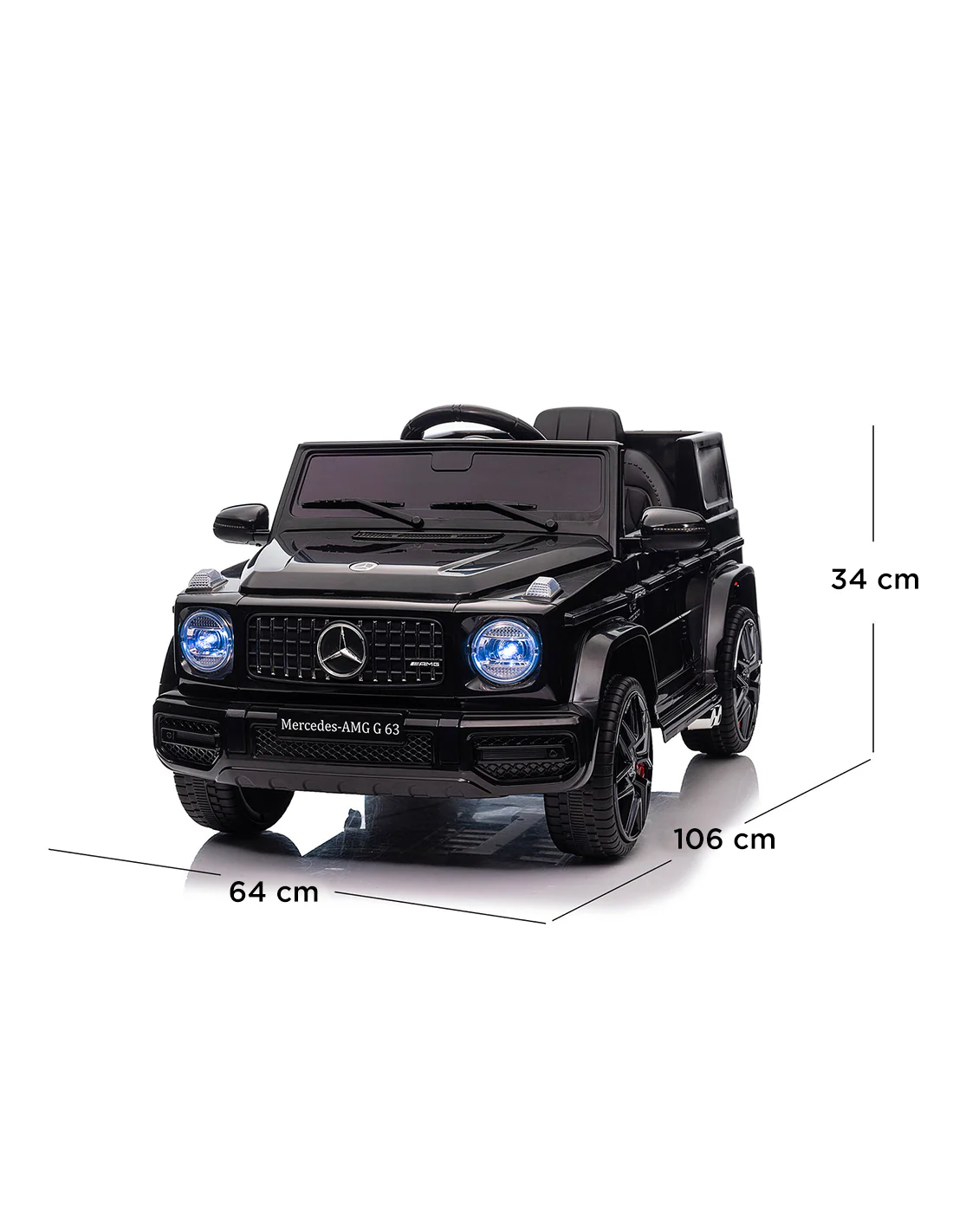 Mini Mercedes Elettrica Classe G Nera - Image 5