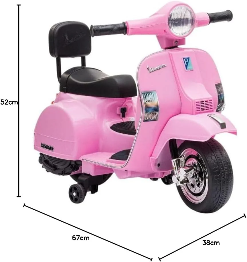 Mini Vespa Elettrica PX 150 Rosa - Image 5