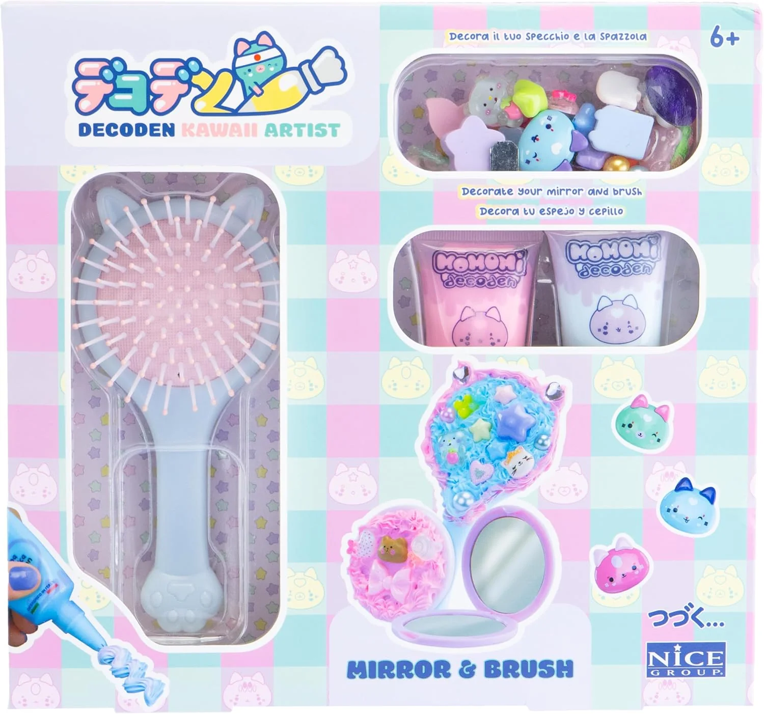 Momomi Mirror and Brush Kit decorazione Specchio e Spazzola - Image 2