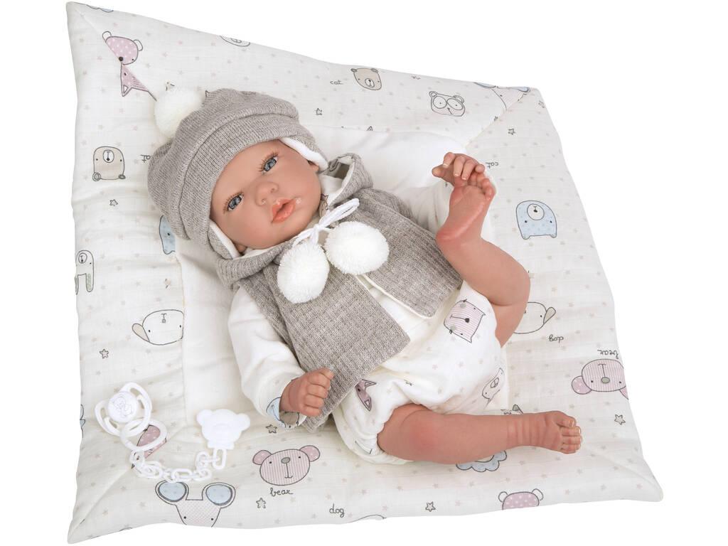 Muñecas Arias - Bambola Reborn Vega con Copertina a Accessori - Image 8