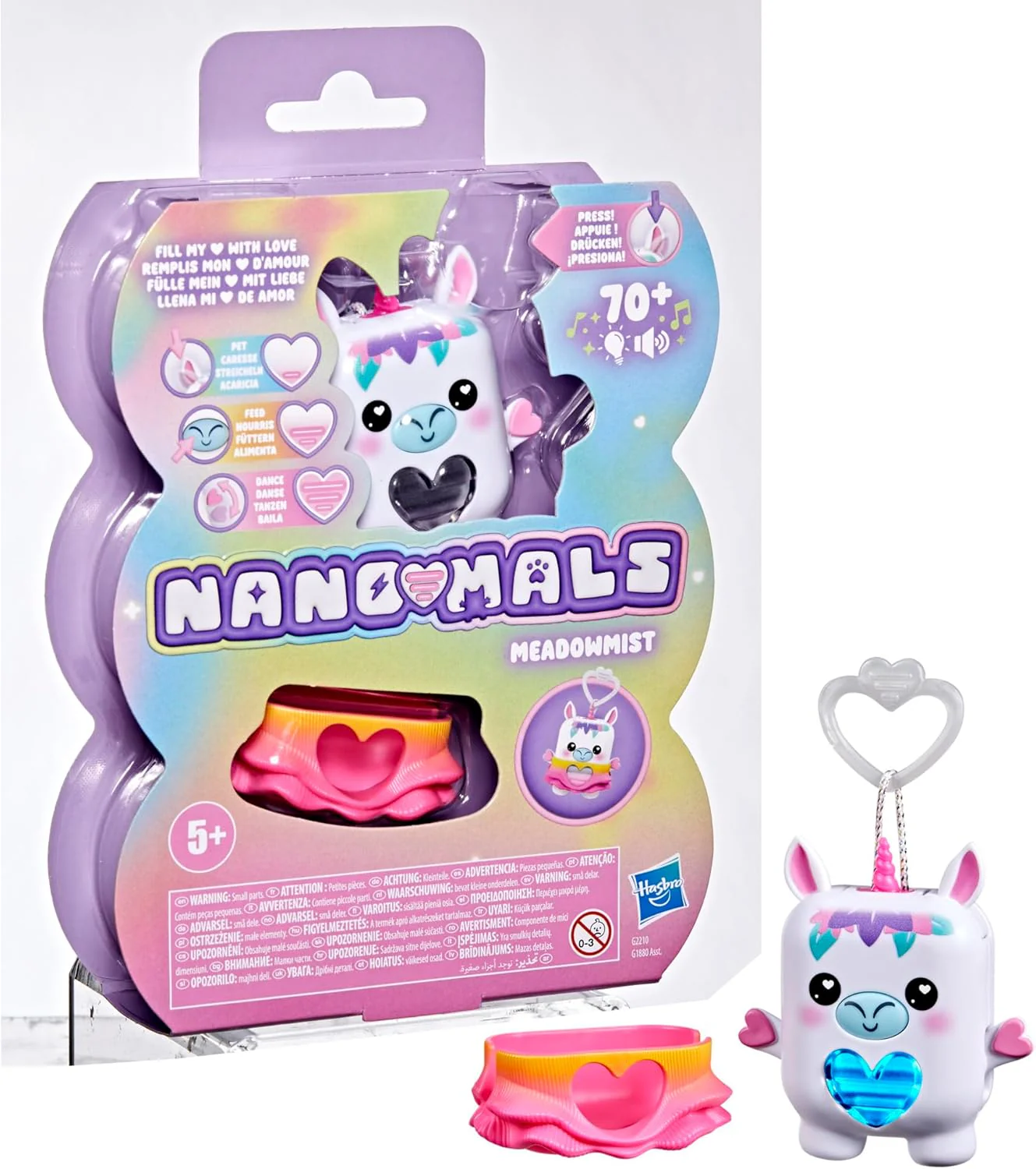 Nano-mals Cucciolo elettronico interattivo con oltre 70 reazioni, luci e suoni - Image 3