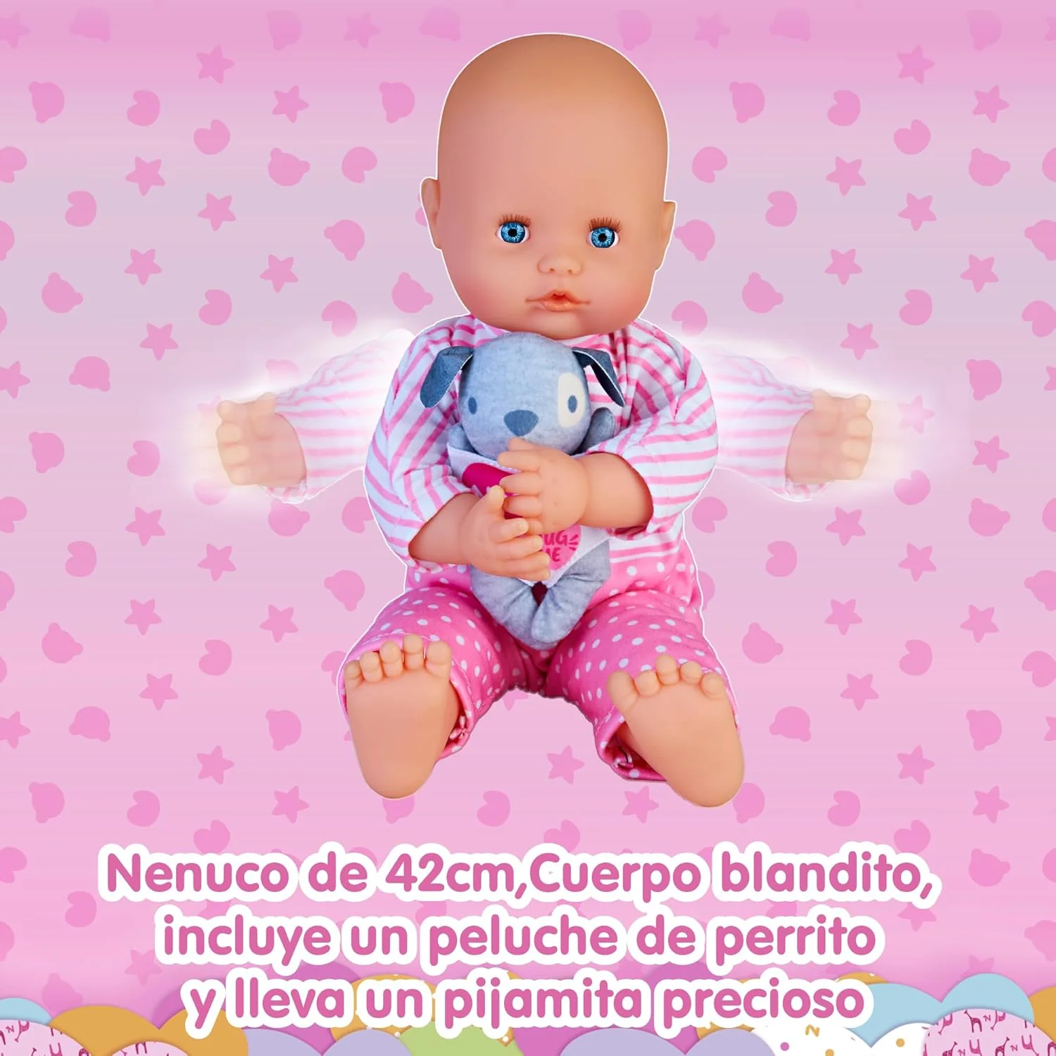 Nenuco Abbracciami bambola con peluche 42cm - Image 4