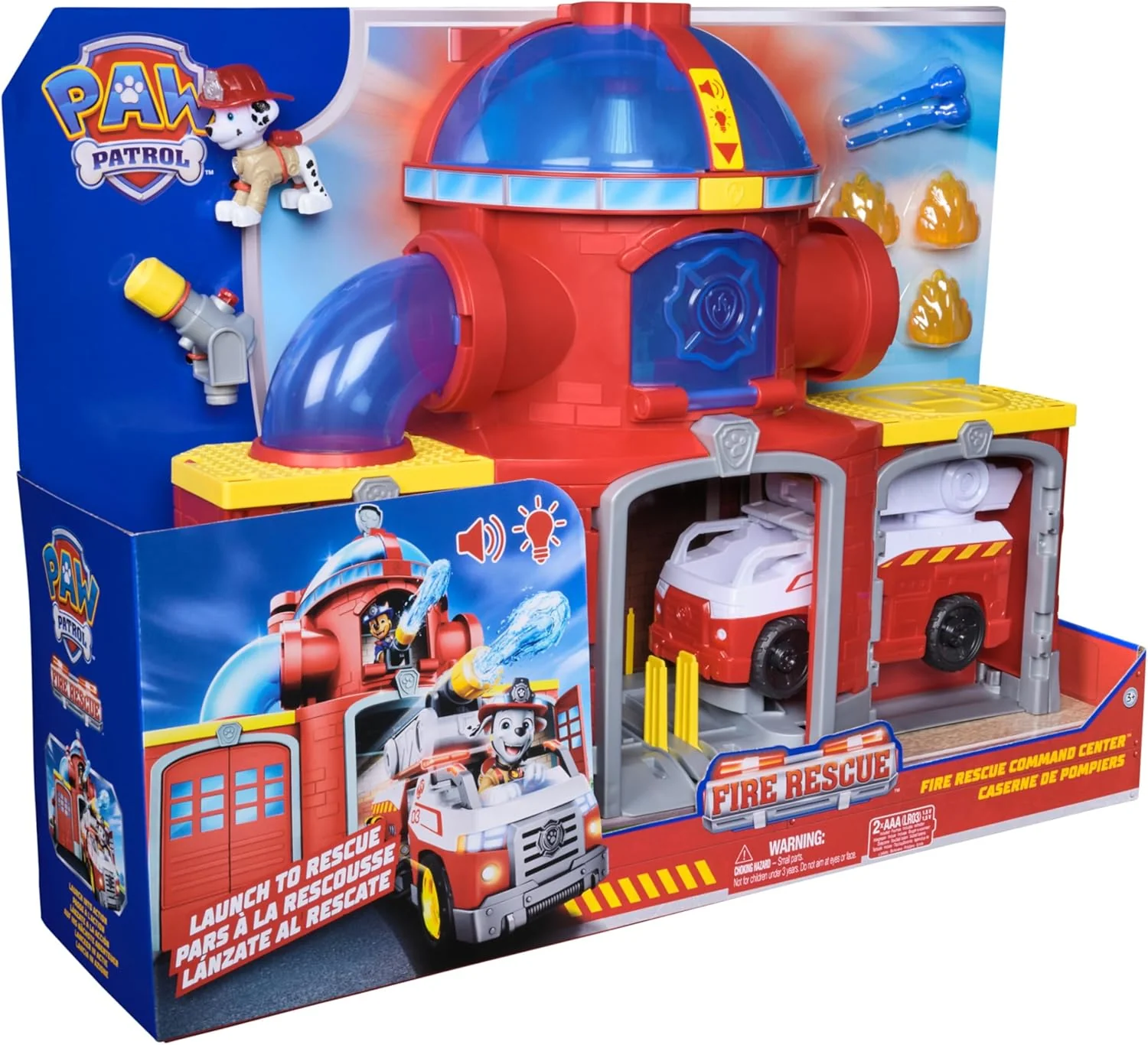 Paw Patrol Fire Rescue - Stazione dei Pompieri con Marshall e Camion - Image 6