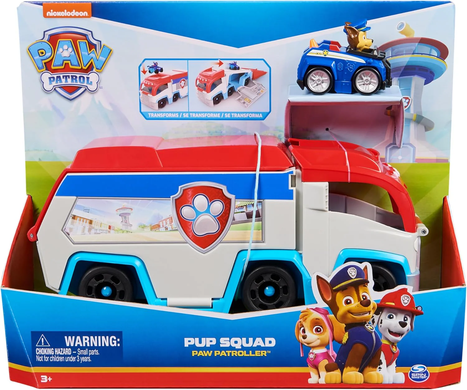 Paw Patrol - Pup Squad Patroller con auto di Chase - Image 7