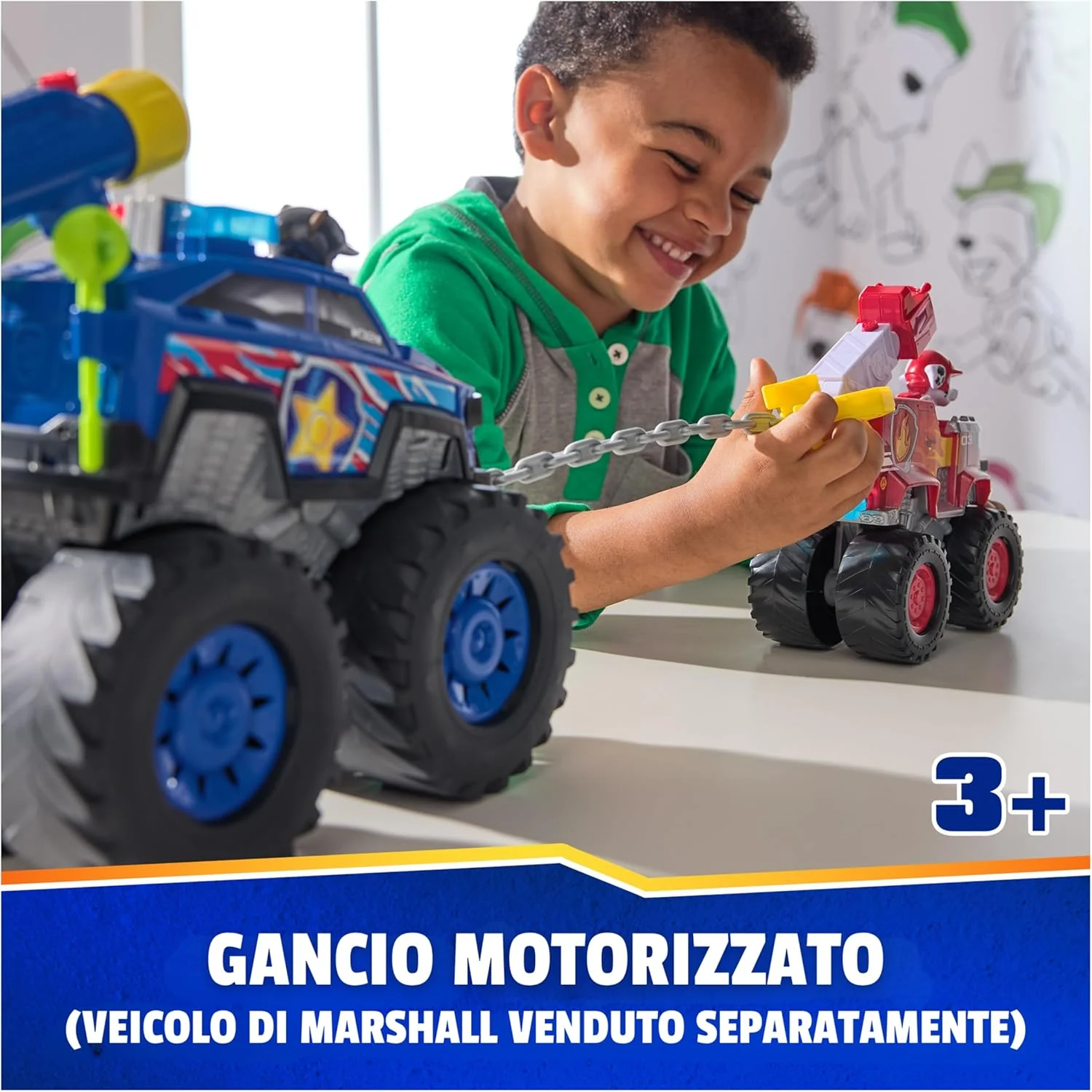 Paw Patrol Rescue Wheels Chase Deluxe Veicolo con Propulsore - Image 3