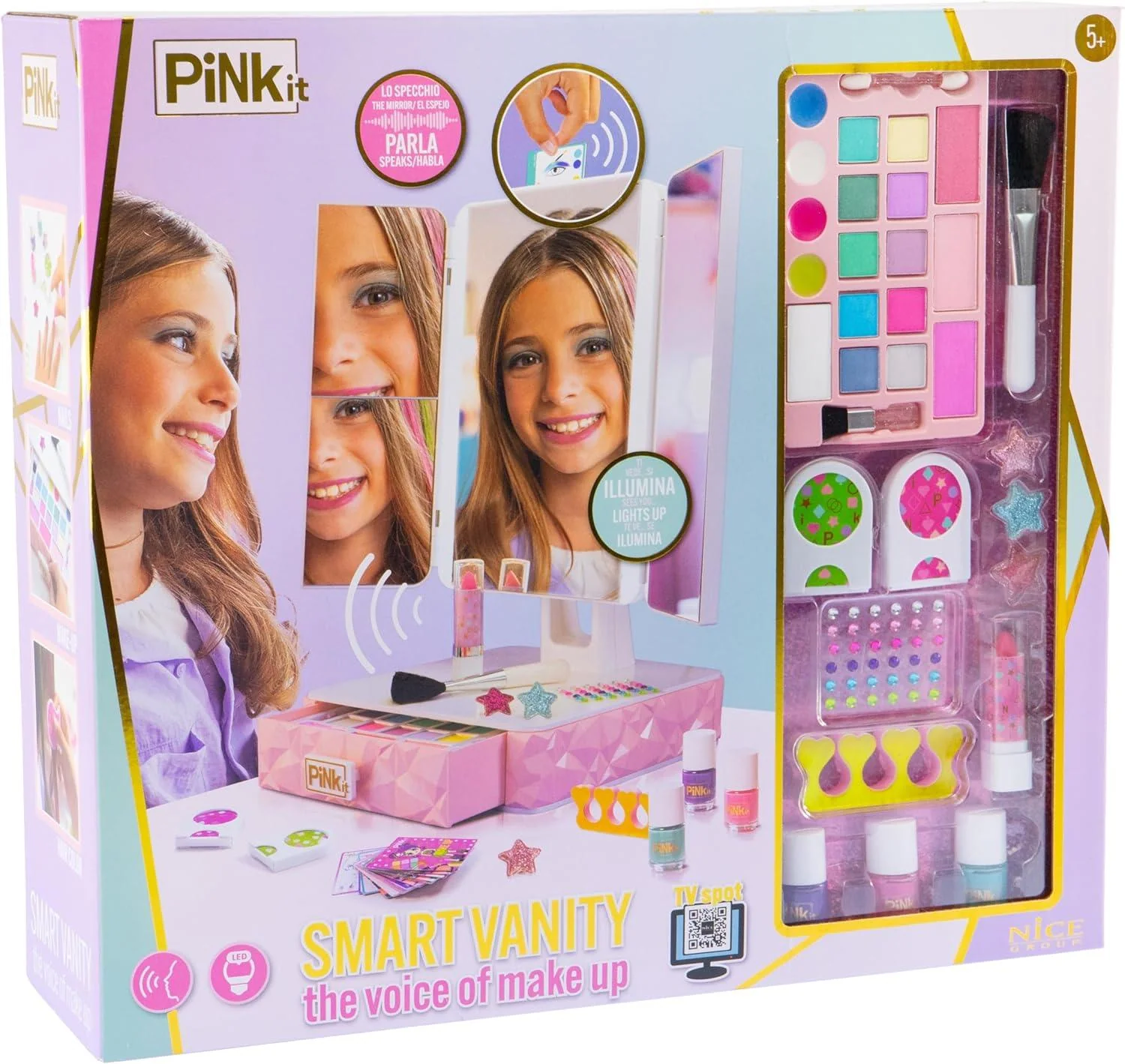 Pink It Specchiera interattiva Smart Vanity