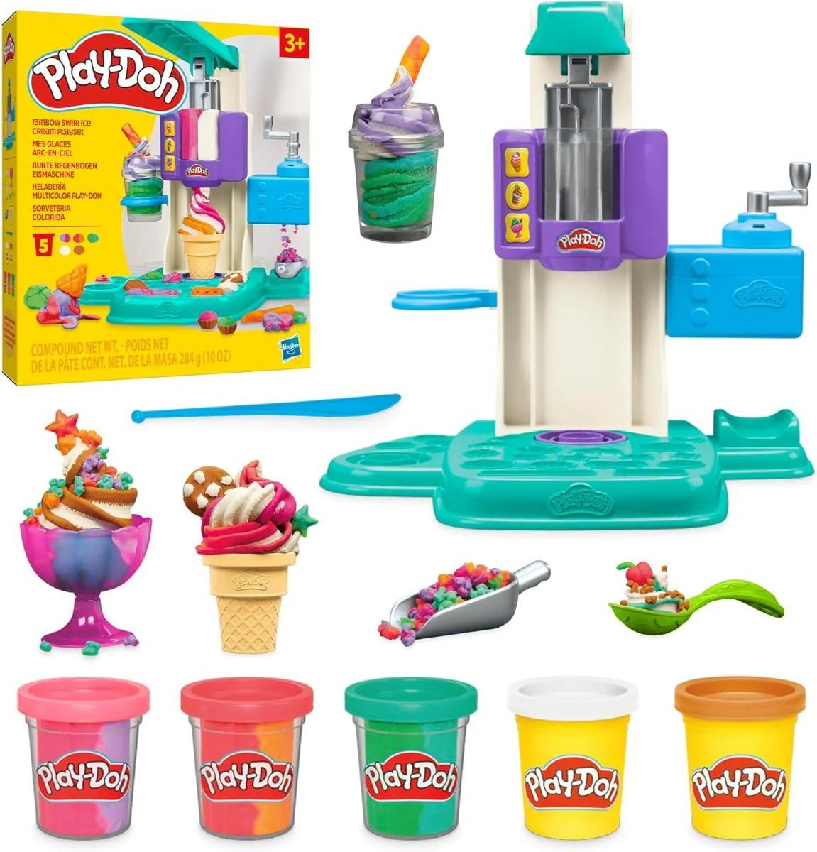 Play-Doh - Playset Gelateria Arcobaleno - Image 2