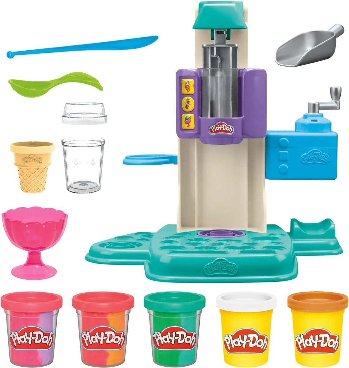 Play-Doh - Playset Gelateria Arcobaleno - Image 3