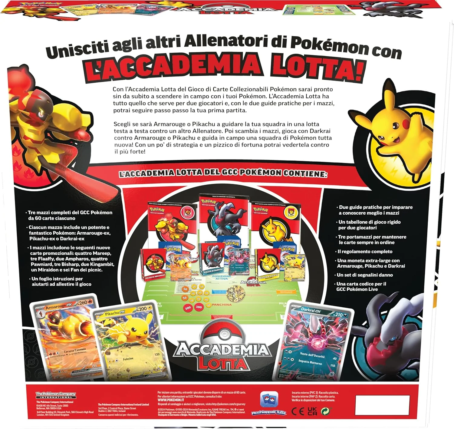 Pokémon - Accademia Lotta con 3 mazzi, due guide e tabellone di gioco - Image 4
