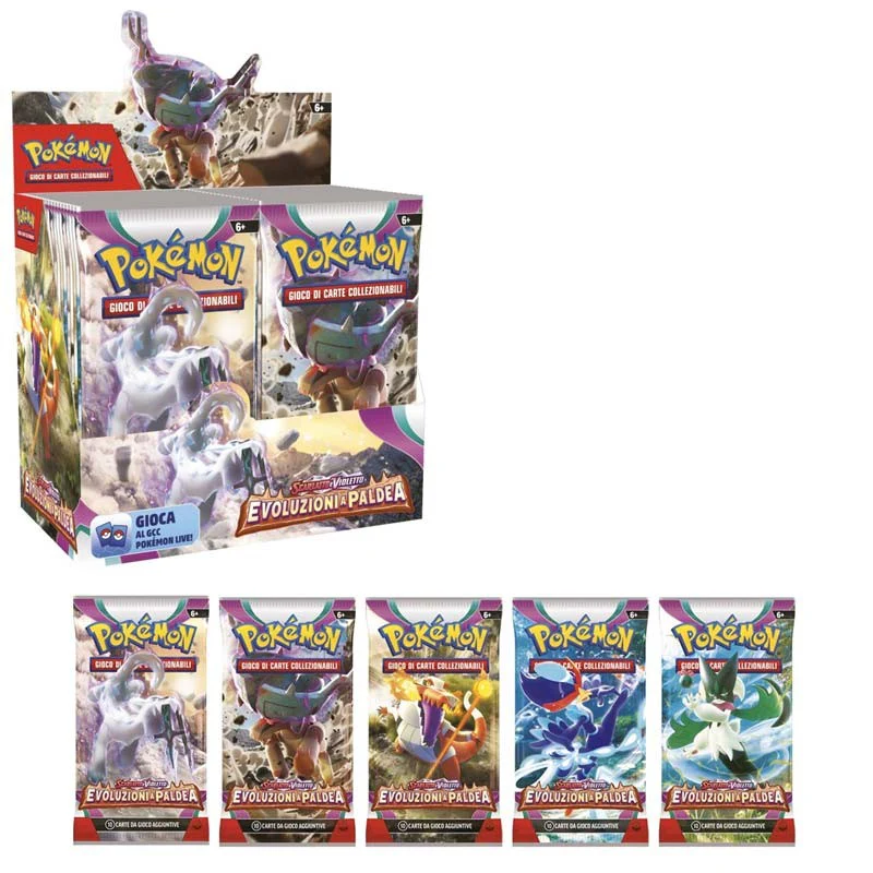 Pokémon - Busta singola Espansione Scarlatto e Violetto Evoluzioni a Paldea - Image 2
