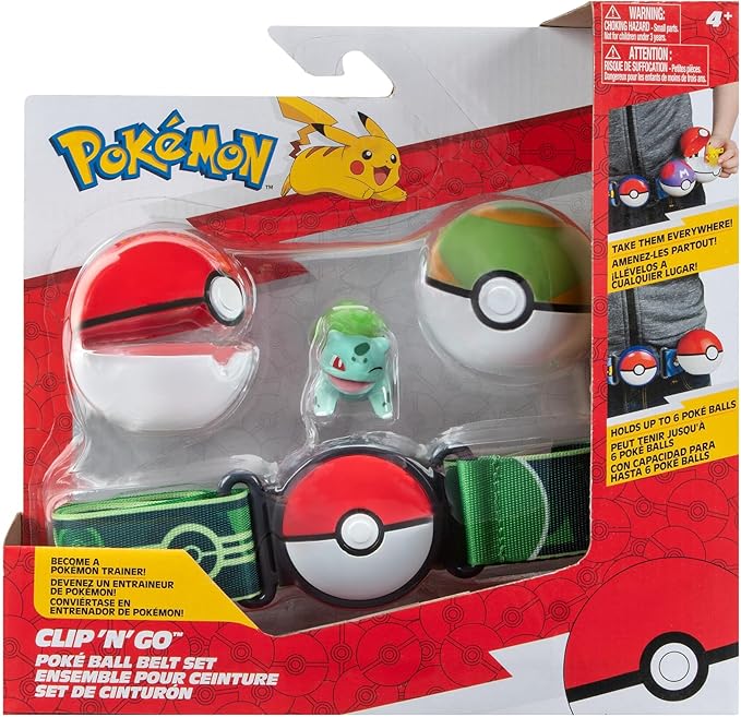 Pokémon - Clip 'n' Go Pikachu, Bulbasaur, Squirtle e Charmender - Image 3