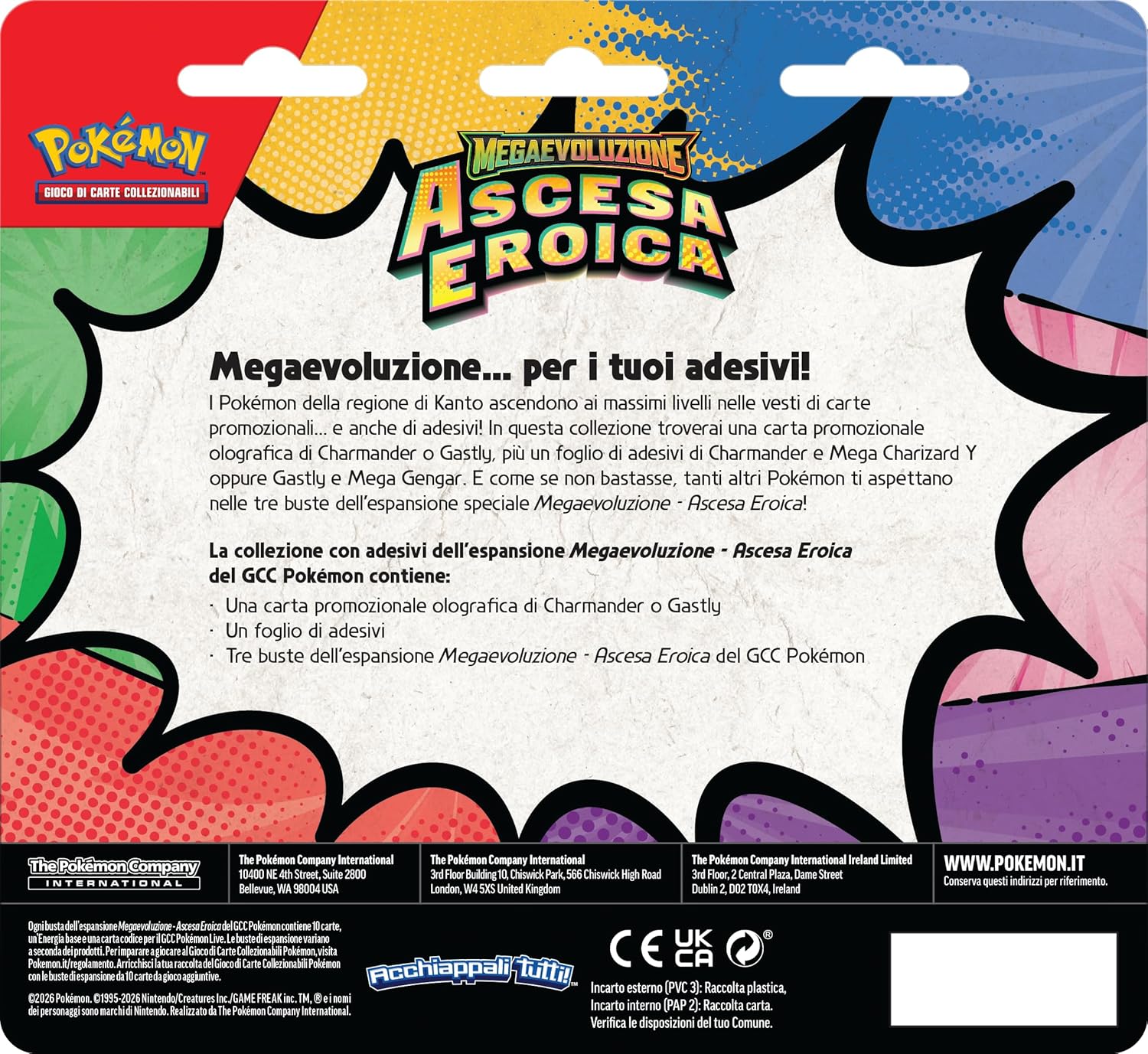 Pokémon - Collezione con adesivi Espansione Megaevoluzione Ascesa Eroica - Image 3