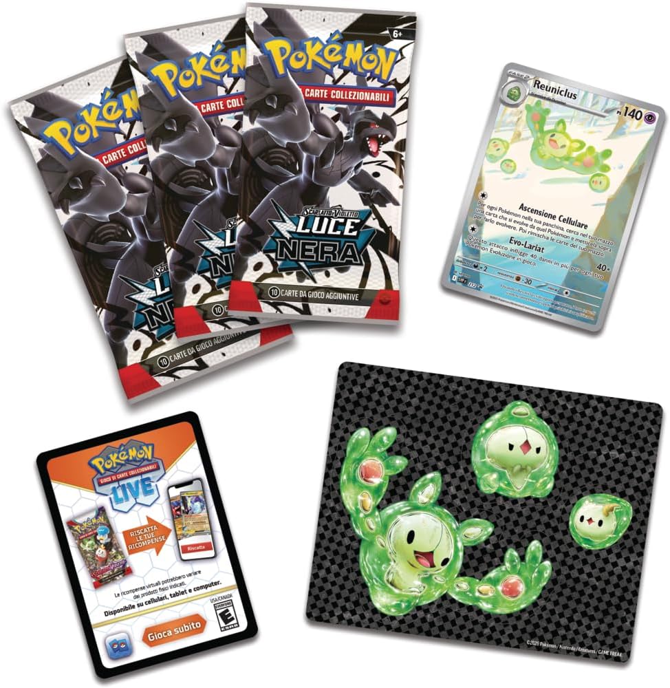 Pokémon - Collezione con adesivi Luce Nera Reuniclus - Image 2