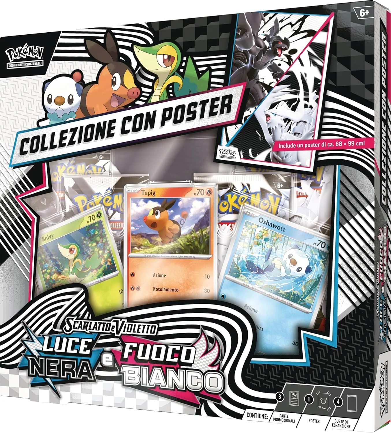 Pokémon - Collezione con poster Luce Nera e Fuoco Bianco - Image 3