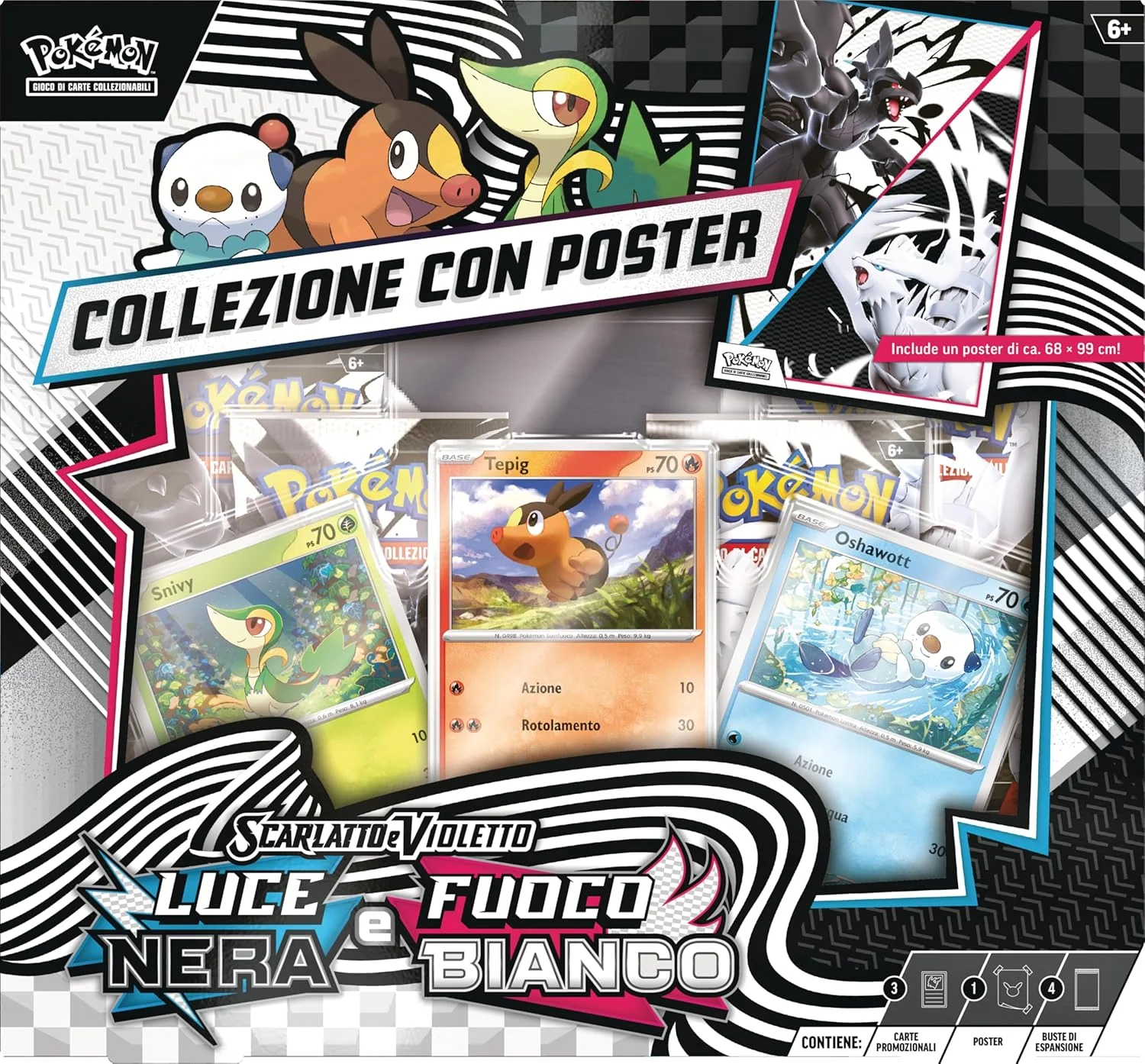 Pokémon - Collezione con poster Luce Nera e Fuoco Bianco - Image 4