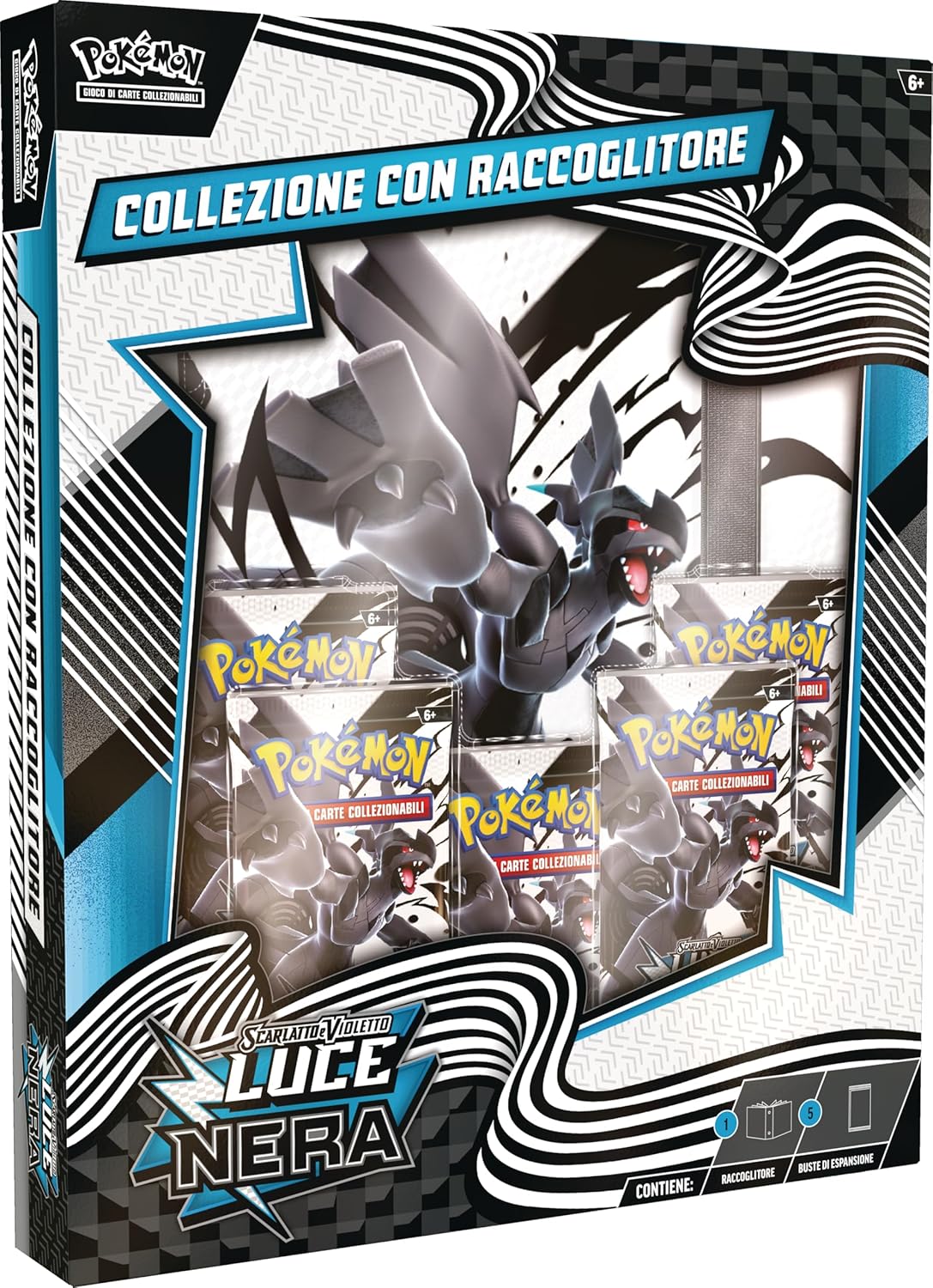 Pokémon - Collezione con Raccoglitore Luce Nera