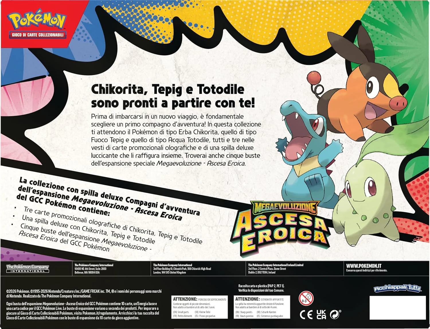 Pokémon - Collezione con spilla deluxe Compagni D'Avventura espansione Megaevoluzione Ascesa Eroica - Image 2