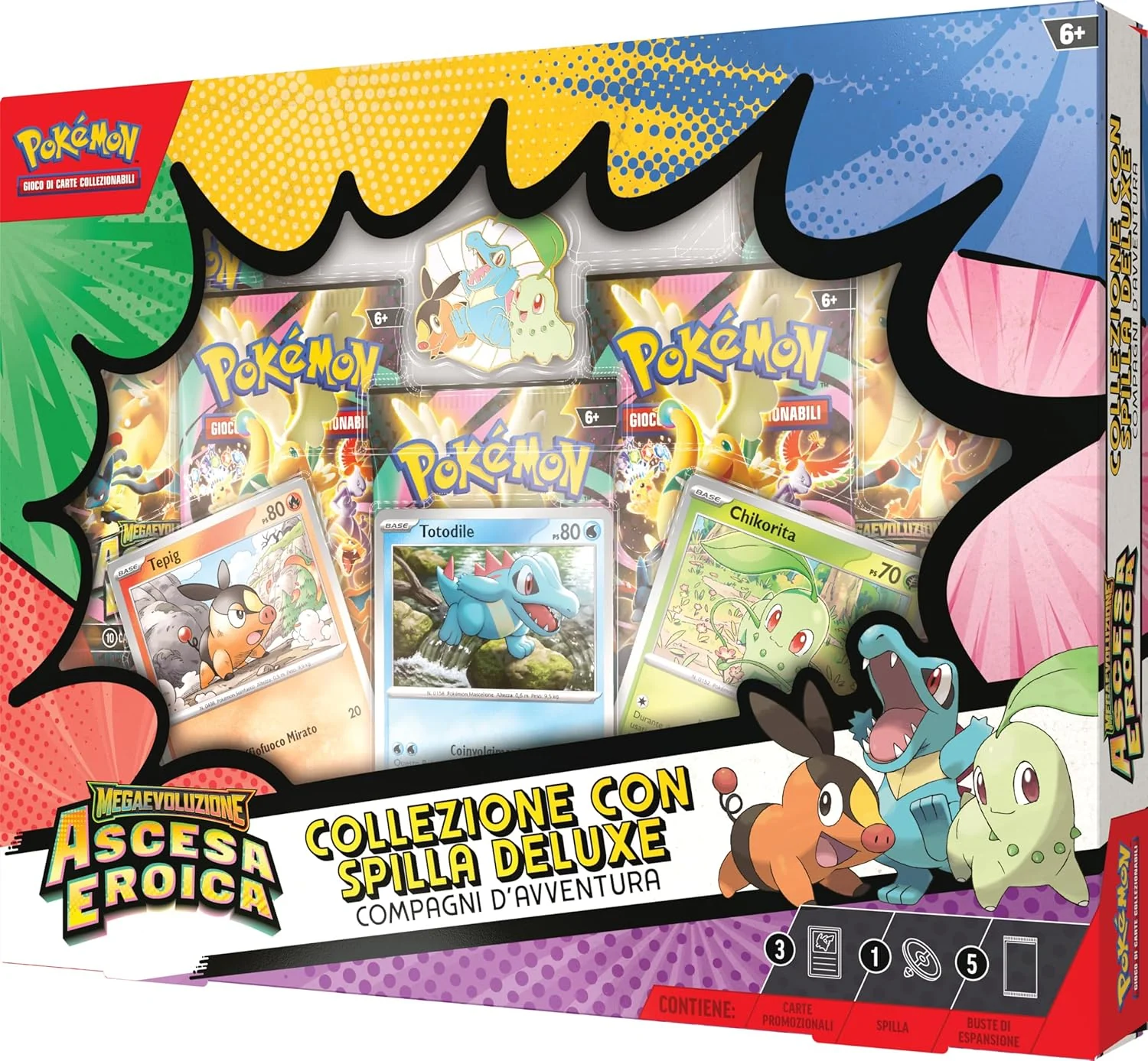 Pokémon - Collezione con spilla deluxe Compagni D'Avventura espansione Megaevoluzione Ascesa Eroica - Image 3