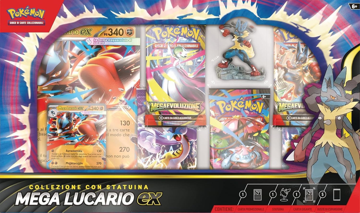 Pokémon - Collezione Con Statuina Mega Lucario EX - Image 3