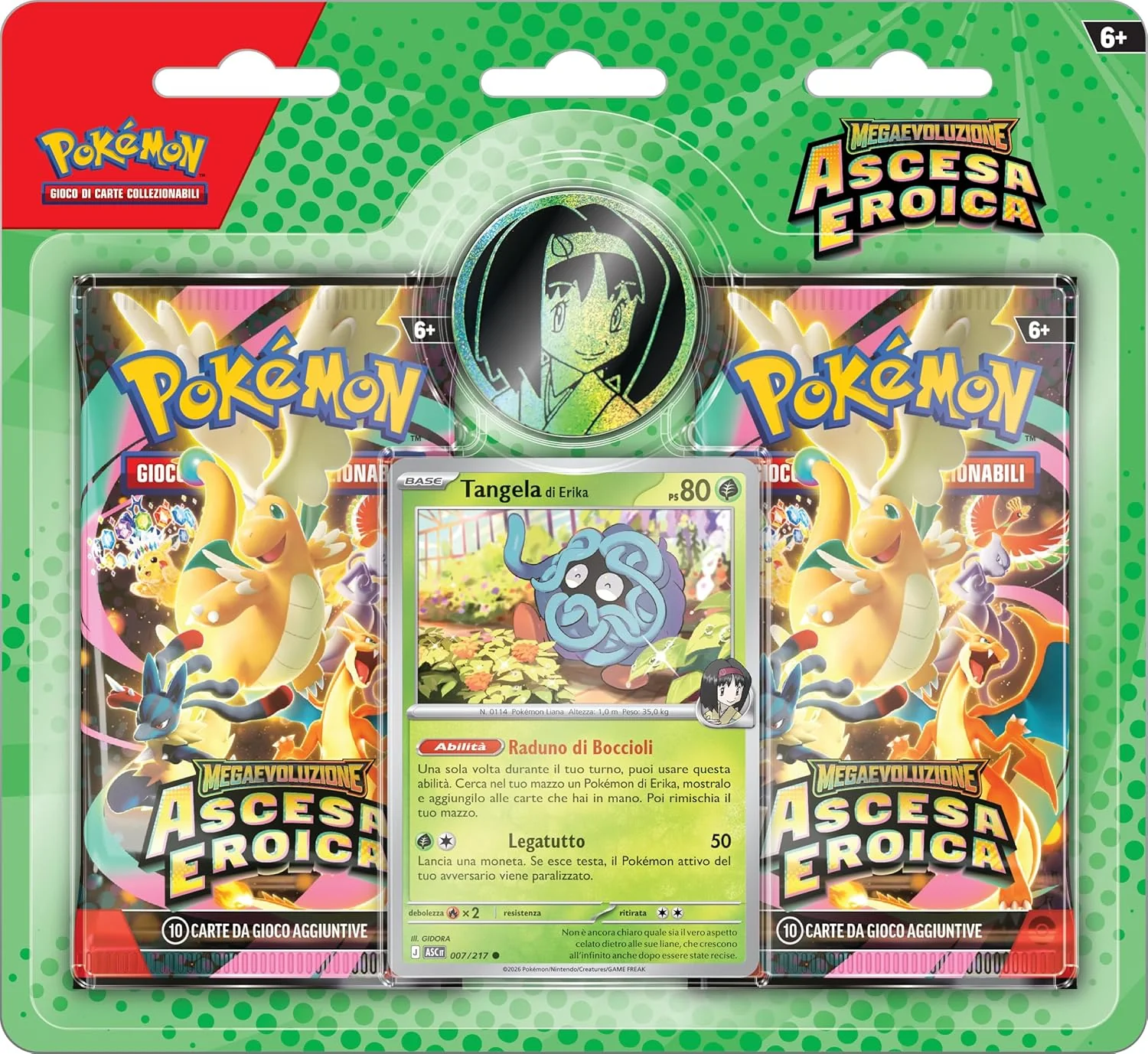 Pokémon - Collezione Erika e Ubaldo Espansione Megaevoluzione Ascesa Eroica