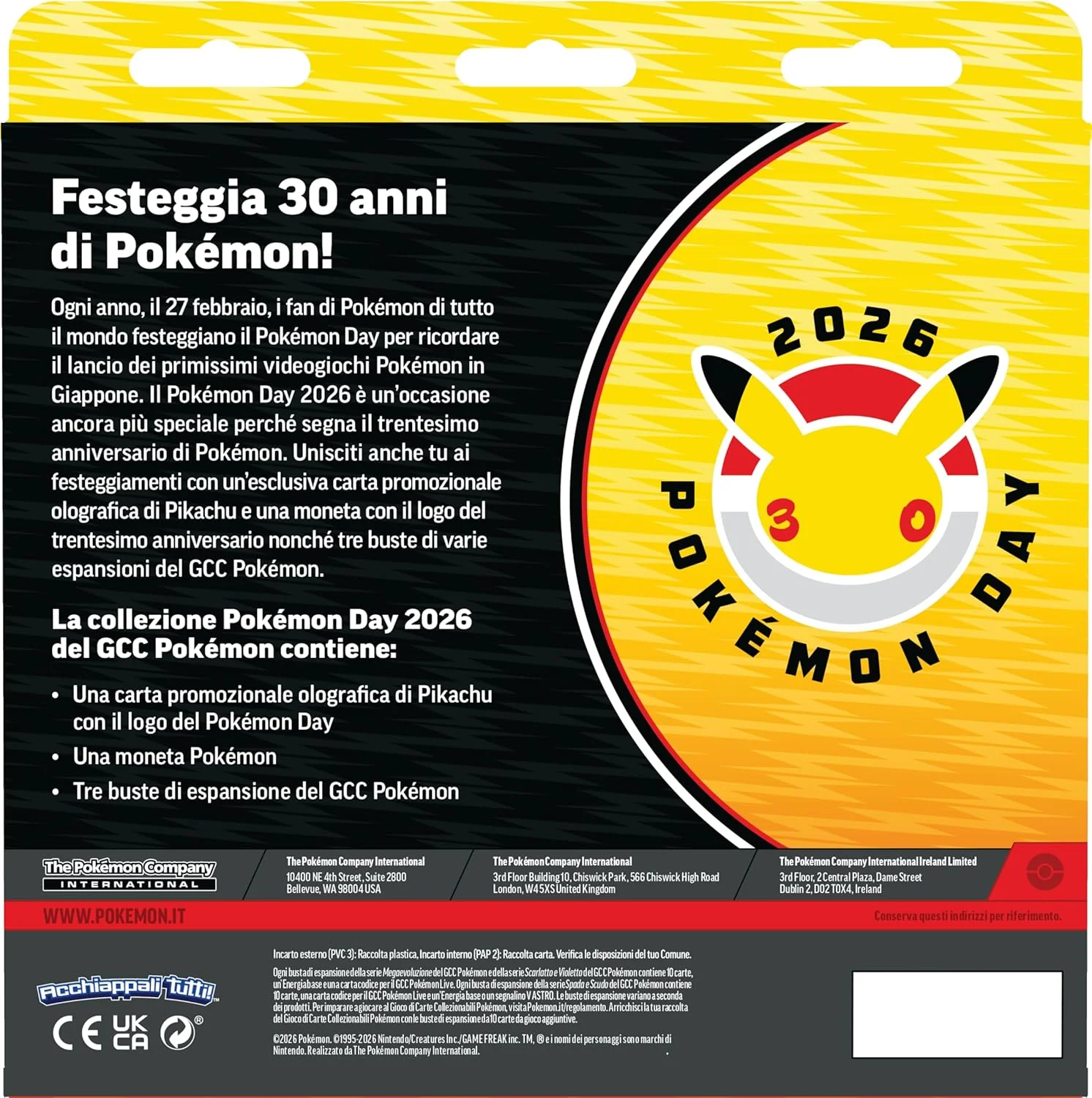 Pokémon - Collezione Pokémon Day 2026 con carta promozionale olografica e 3 buste espansione - Image 3