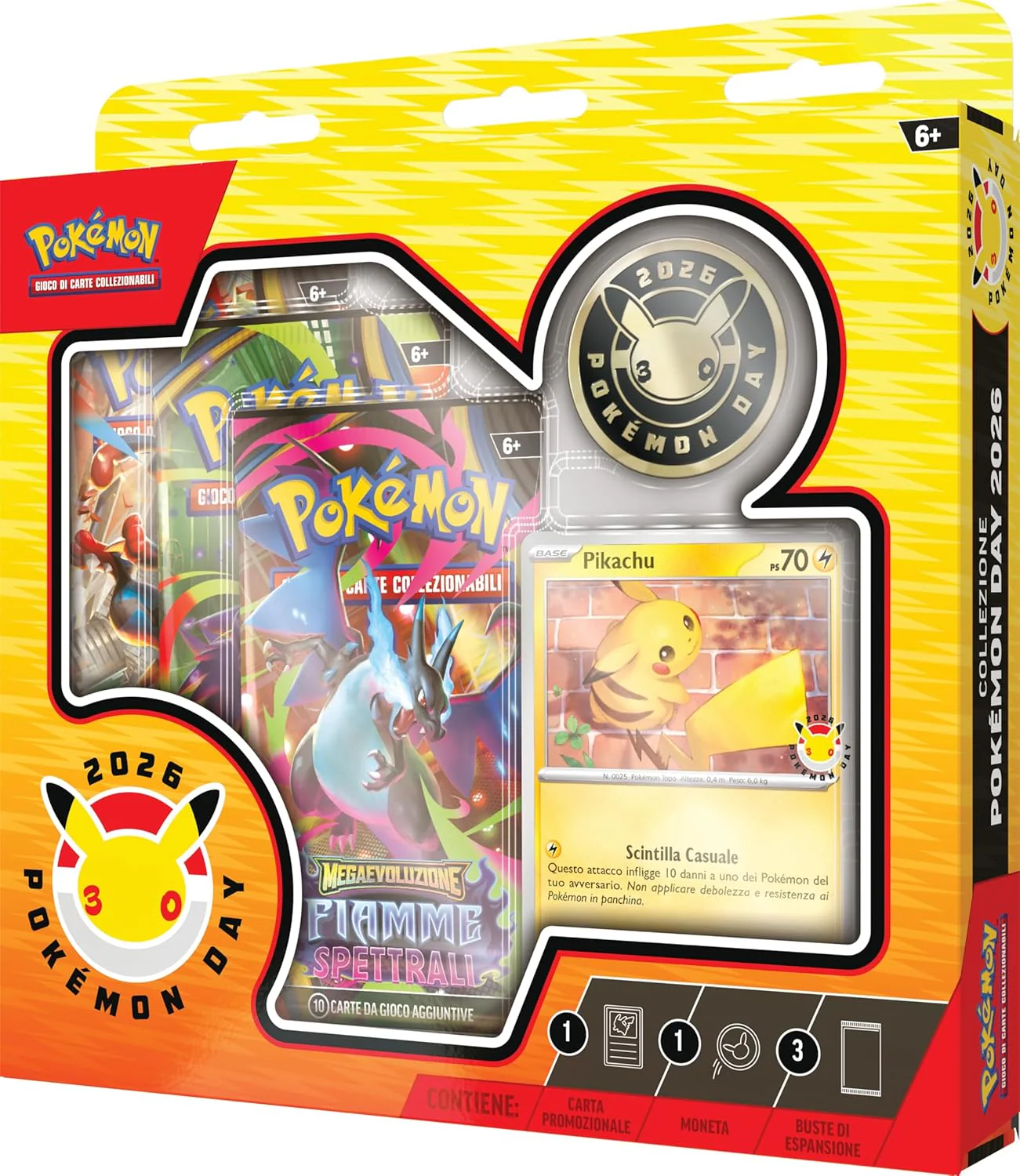 Pokémon - Collezione Pokémon Day 2026 con carta promozionale olografica e 3 buste espansione - Image 4
