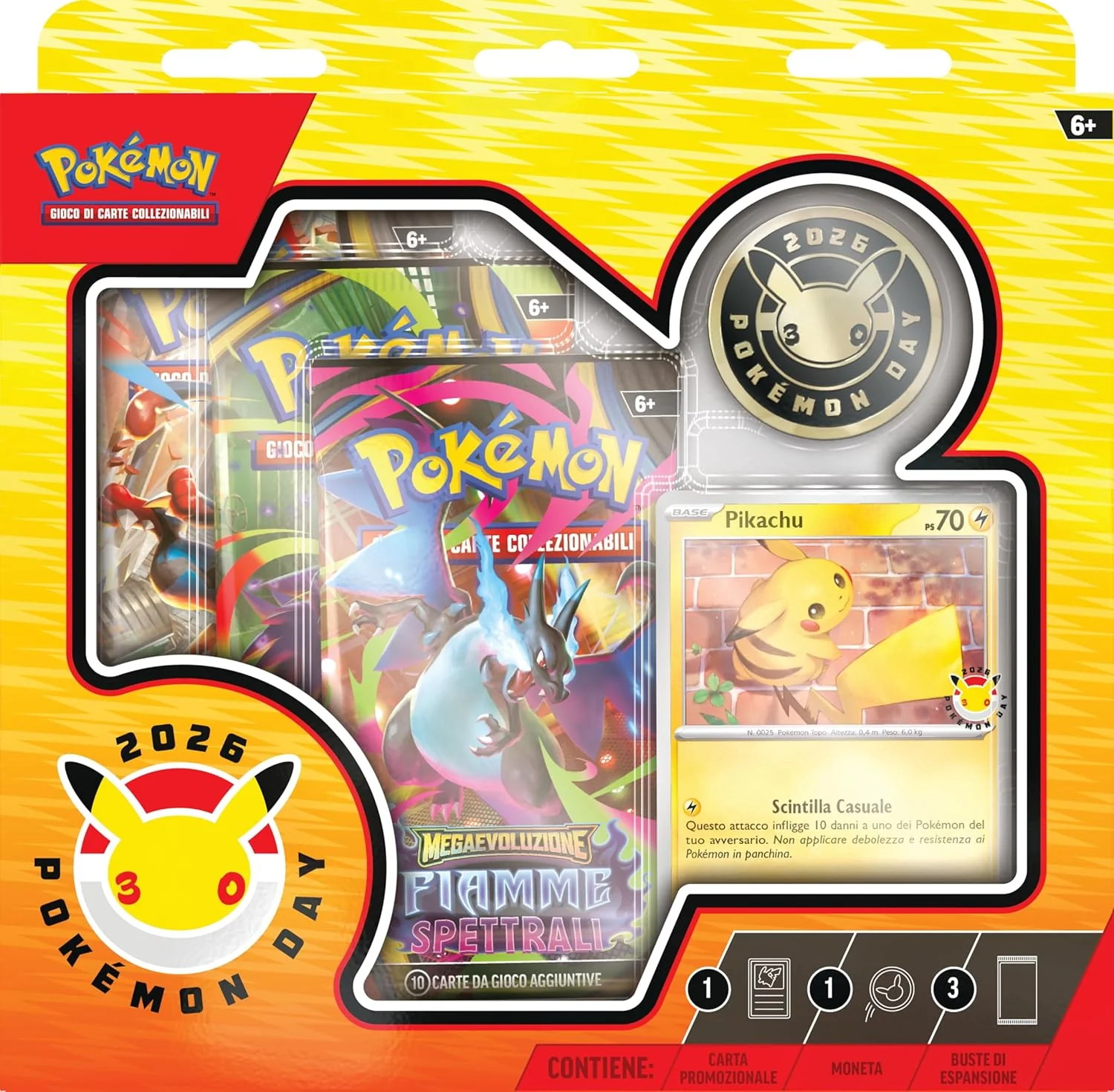 Pokémon - Collezione Pokémon Day 2026 con carta promozionale olografica e 3 buste espansione - Image 5