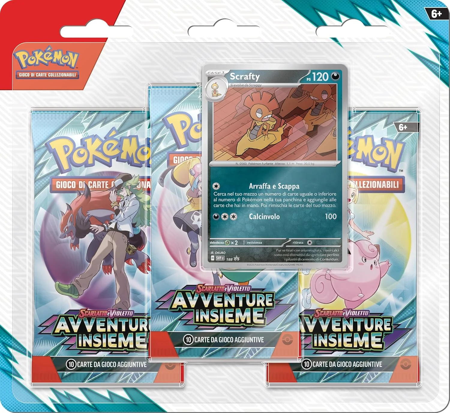 Pokémon - Scarlatto e Violetto pack 3 buste Avventure Insieme - Image 2