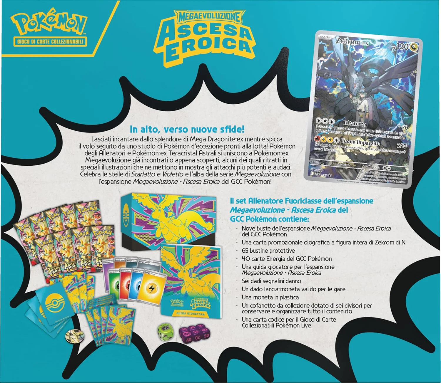 Pokémon - Set Allenatore Fuoriclasse espansione Megaevoluzione Ascesa Eroica - Image 2