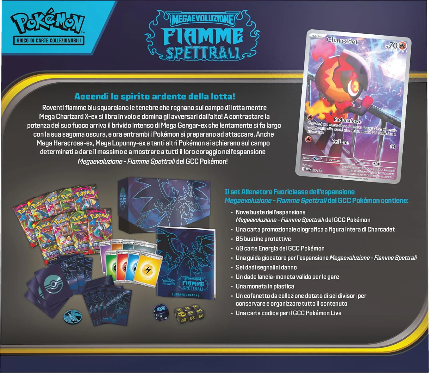Pokémon - set Allenatore Fuoriclasse Espansione Megaevoluzione - Fiamme Spettrali - Image 8