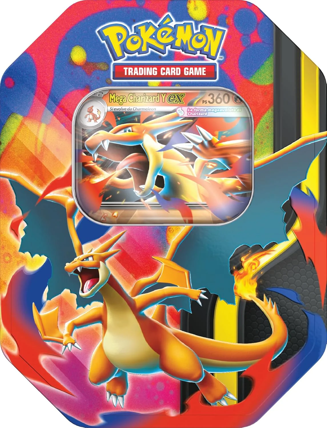 Pokémon - Tin da collezione Mega Charizard EX con 4 buste espansione - Image 2