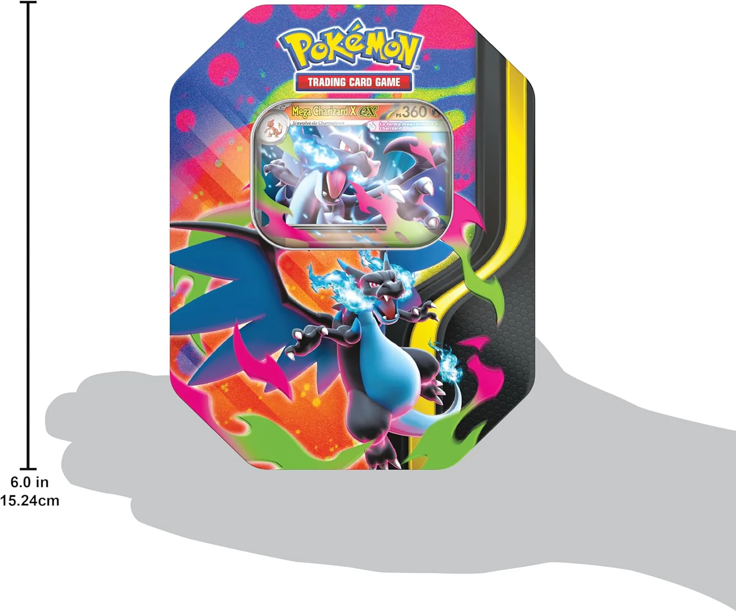 Pokémon - Tin da collezione Mega Charizard EX con 4 buste espansione - Image 3