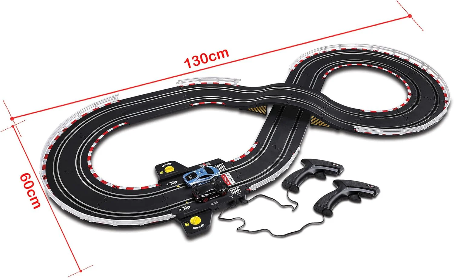 Polistil Action - Pista Elettrica con Lamborghini Huracan Polizia e Porsche 911 GT3 - Image 3