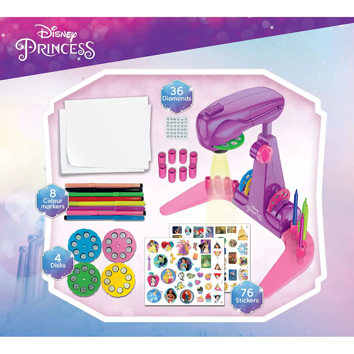 Disney Princess - Proiettore Drawing School - Image 2